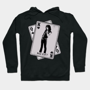 Retro Bon Scott Card Style Hoodie